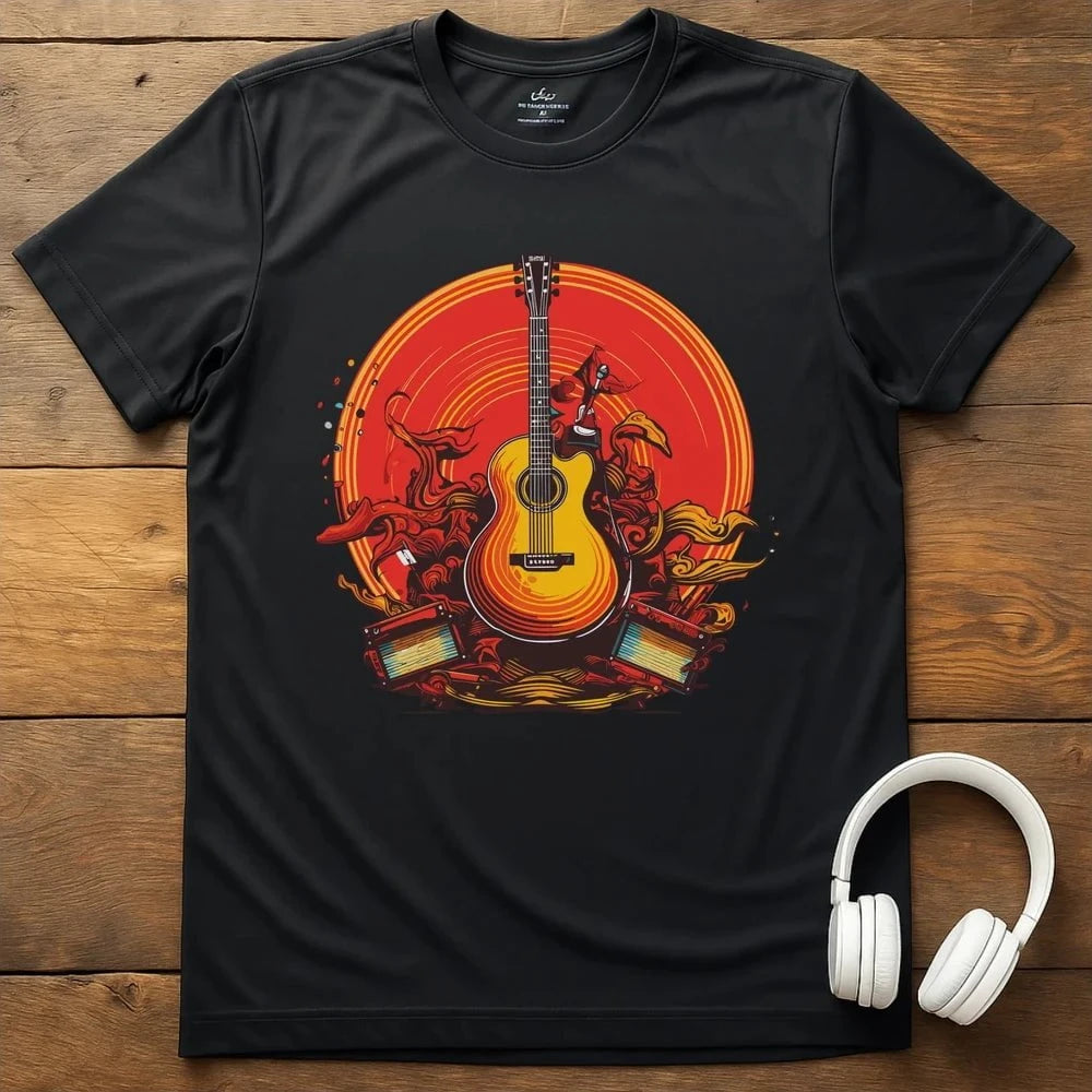 Guitar Groove T-Shirt - Black