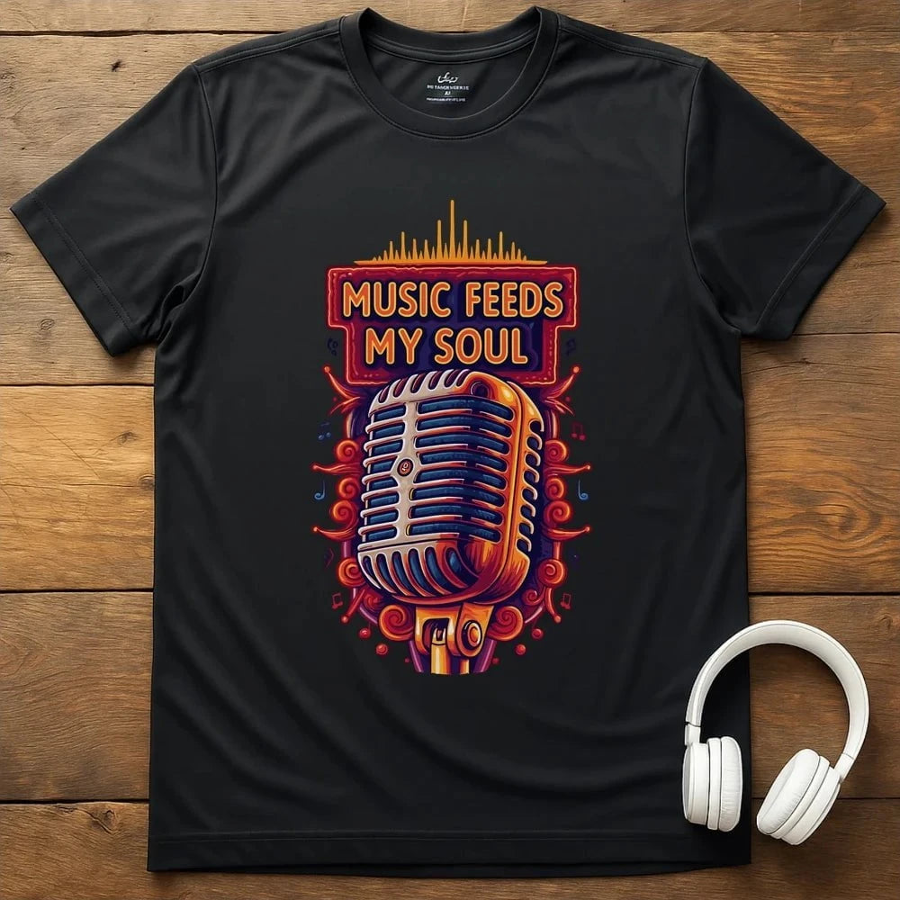 Feeds My Soul T-Shirt - Black