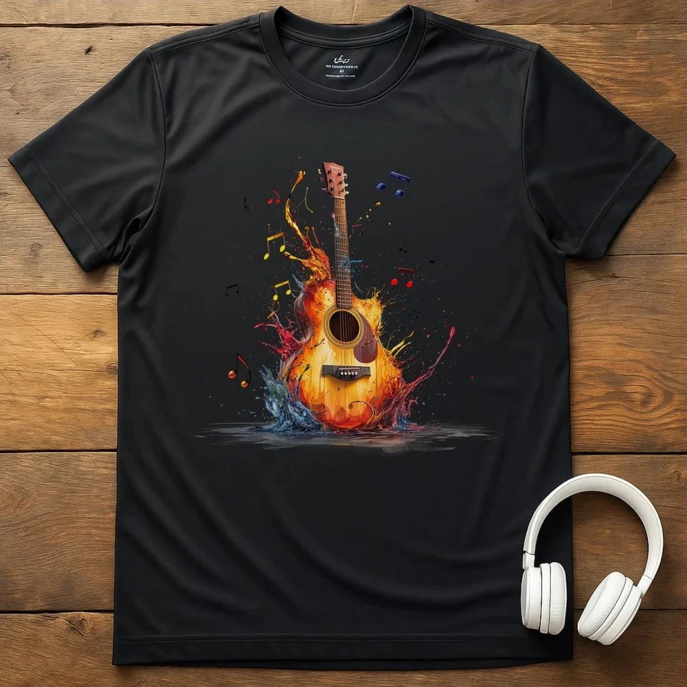 Sound Splash T-Shirt - Black