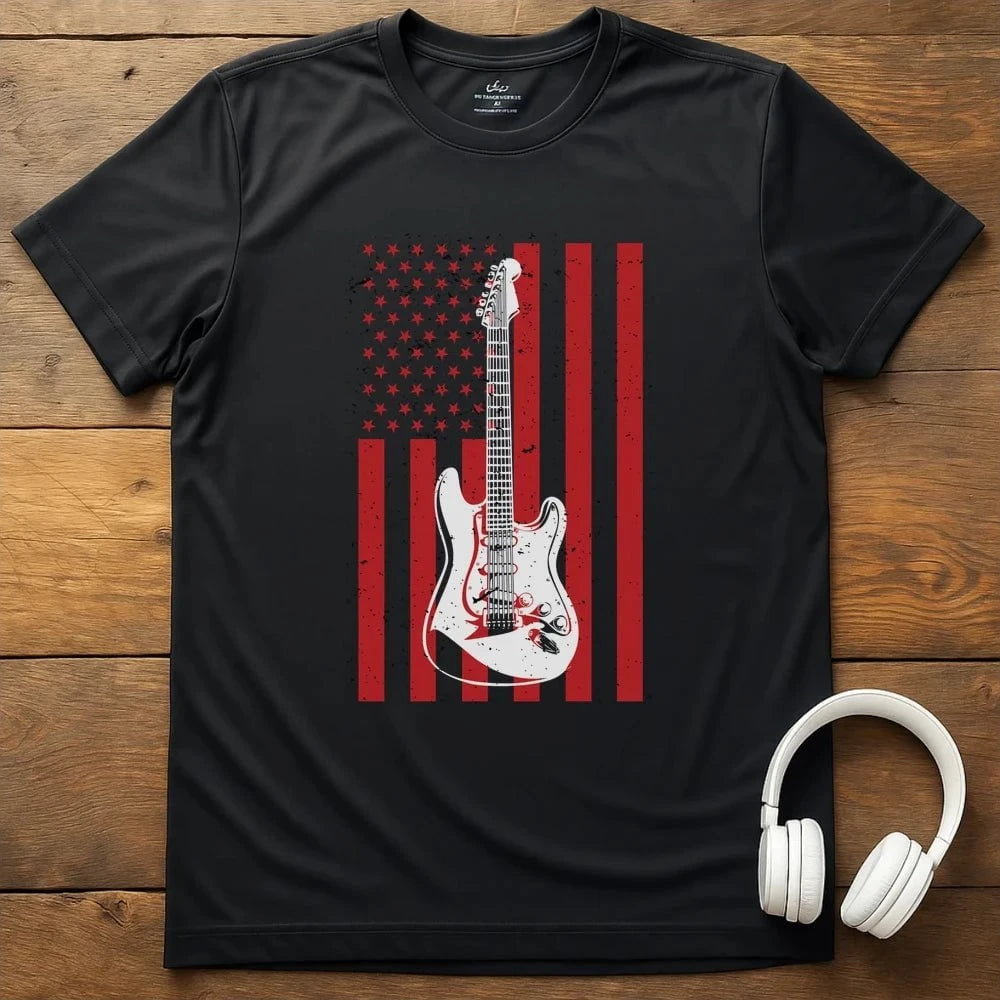 Flag Rocker T-Shirt - Black