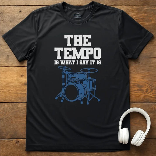 Drum Tempo T-Shirt - Black