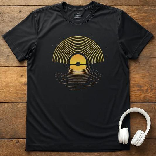 Record Reflection T-Shirt - Black
