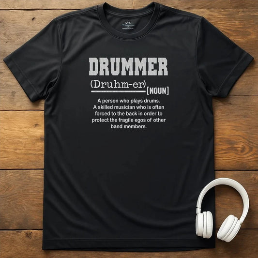 Drummer T-Shirt - Black