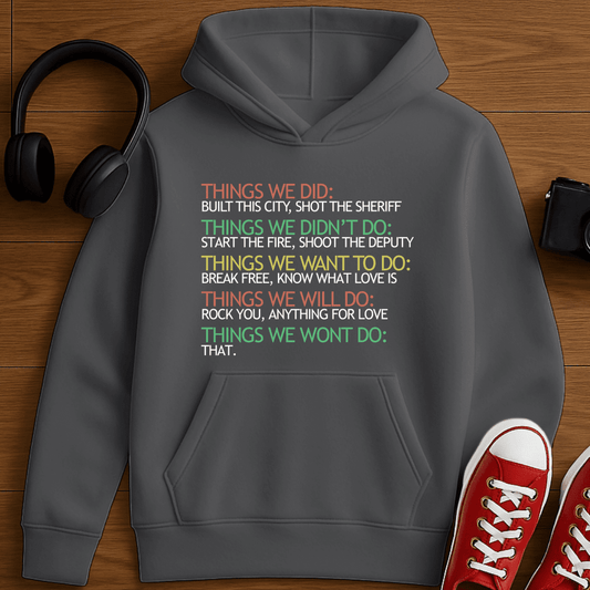 Things Hoodie - Charcoal