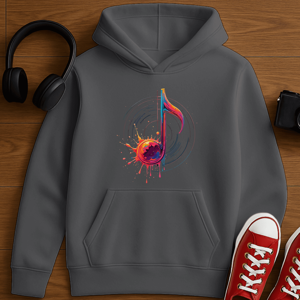 Color Me Music Hoodie - Charcoal