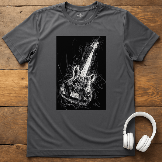 Tangled Bass T-Shirt - Charcoal