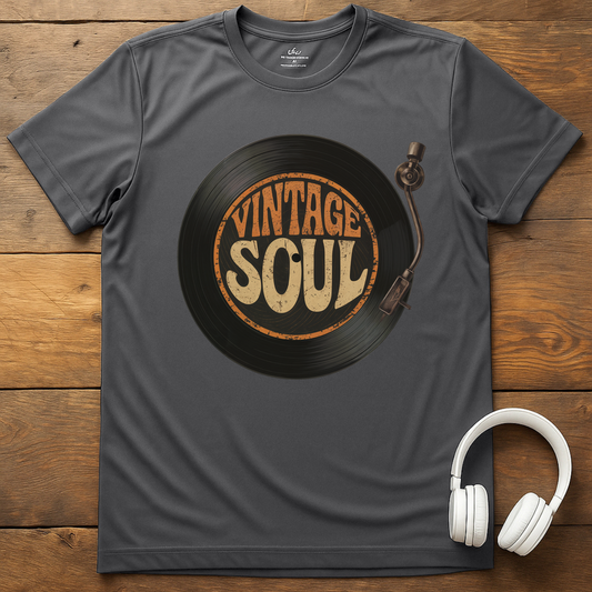 Vintage Soul T-Shirt - Charcoal