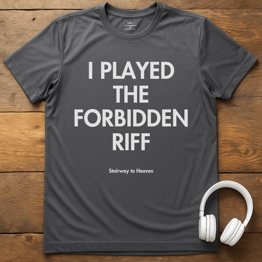 Forbidden Riff T-Shirt - Charcoal