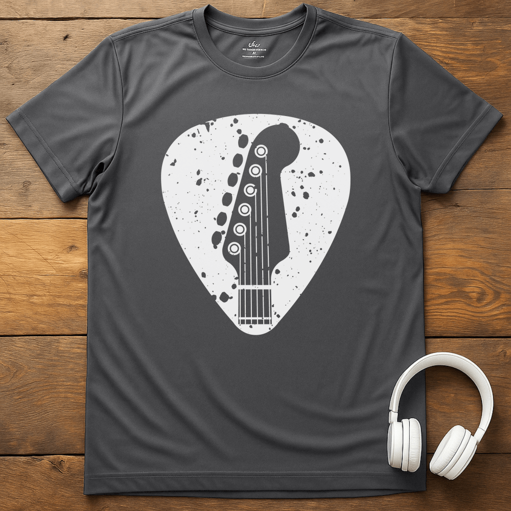 Guitar Pick T-Shirt - Charcoal