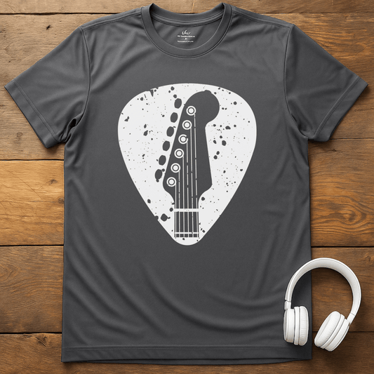 Guitar Pick T-Shirt - Charcoal