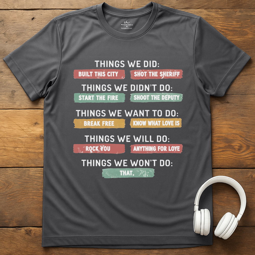 Things We T-Shirt - Charcoal