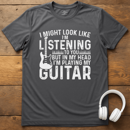 Not Listening T-Shirt - Charcoal