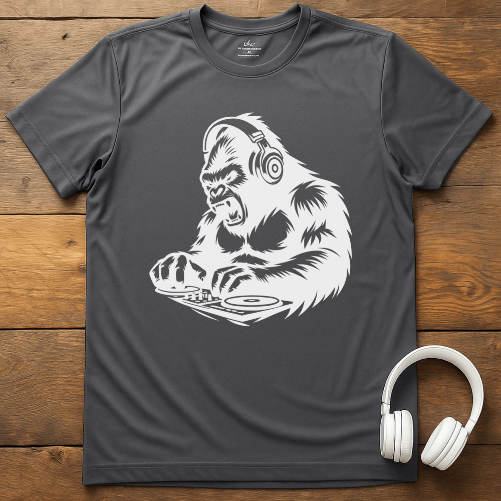 DJ Gorilla T-Shirt - Charcoal