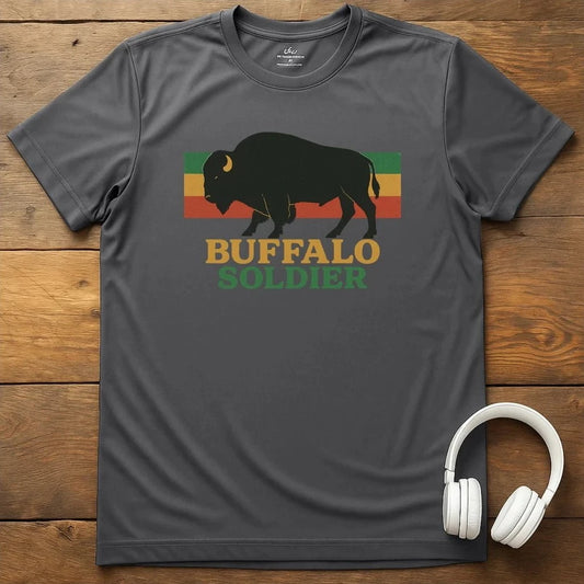 Buffalo Soldier T-Shirt - Charcoal