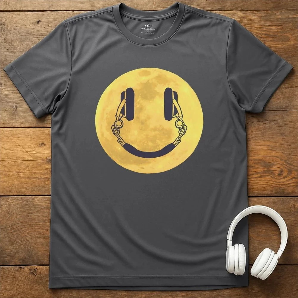 Moon Smile T-Shirt - Charcoal