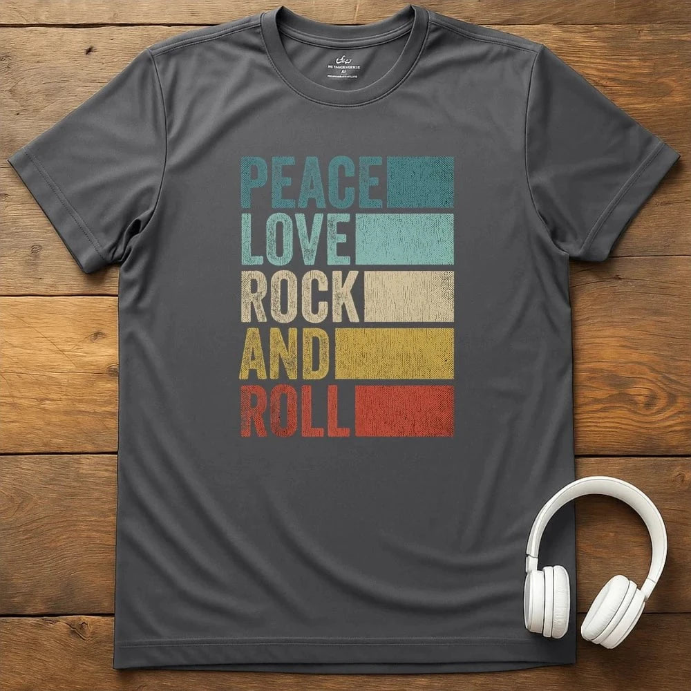 Vintage Rock T-Shirt - Charcoal