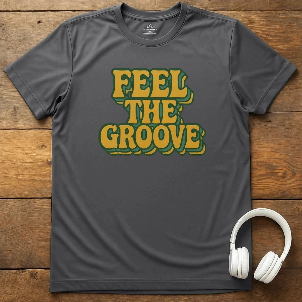 Feel The Groove T-Shirt - Charcoal