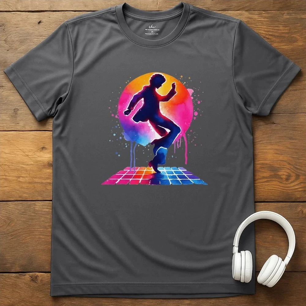 Feelin The Groove T-Shirt - Charcoal