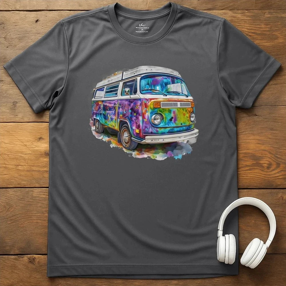 Music Bus T-Shirt - Charcoal