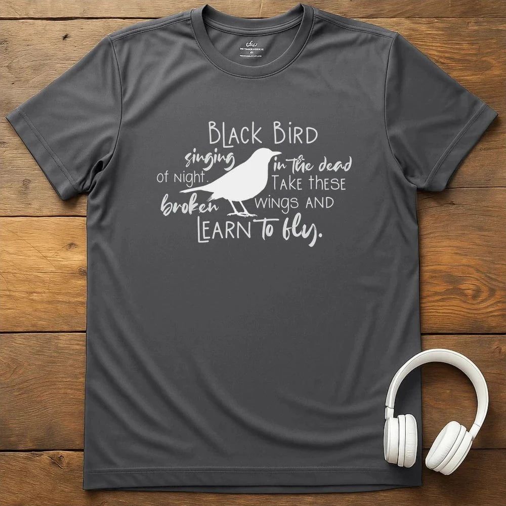 Blackbird T-Shirt - Charcoal
