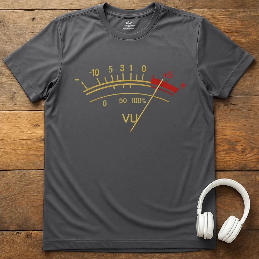 VU Meter T-Shirt - Charcoal