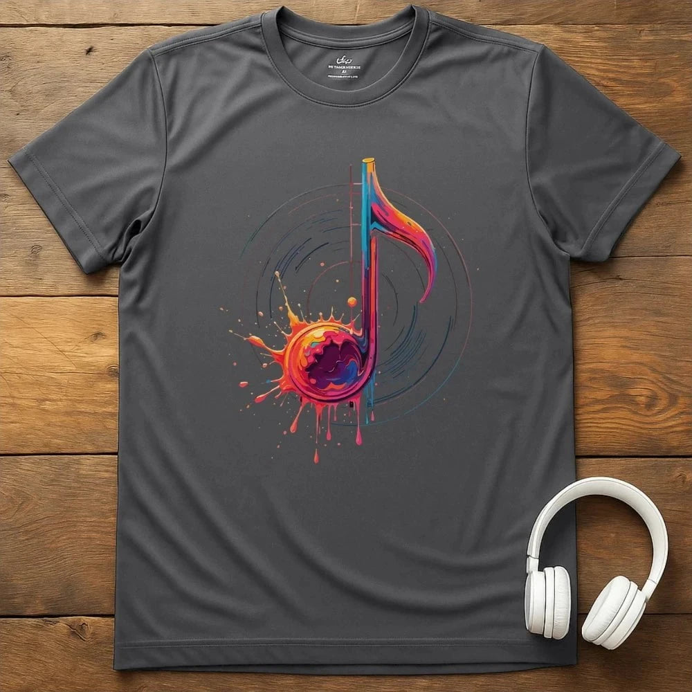 Color Me Music T-Shirt - Charcoal