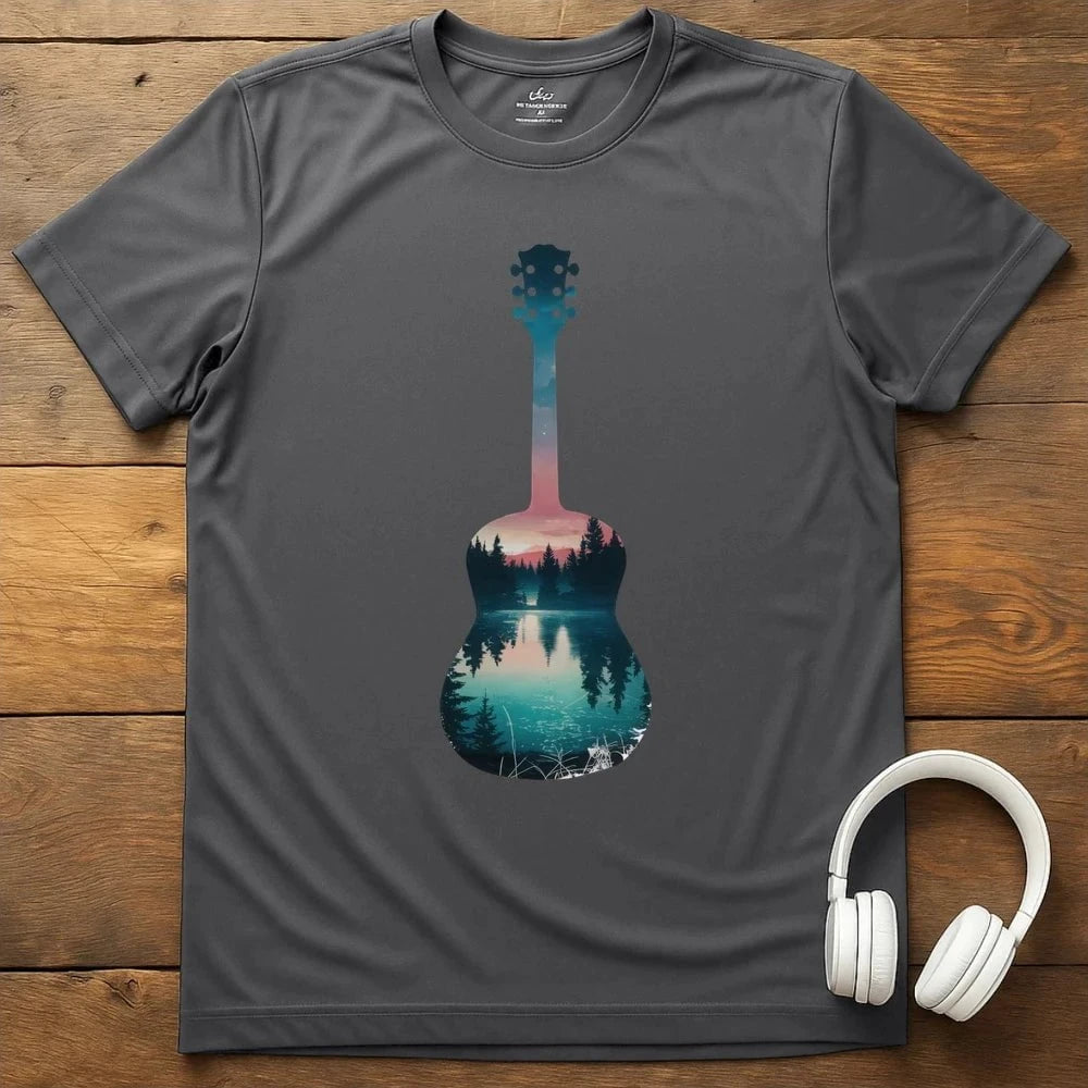Muisc In Nature T-Shirt - Charcoal