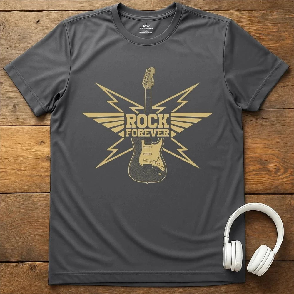 Rock Forever T-Shirt - Charcoal