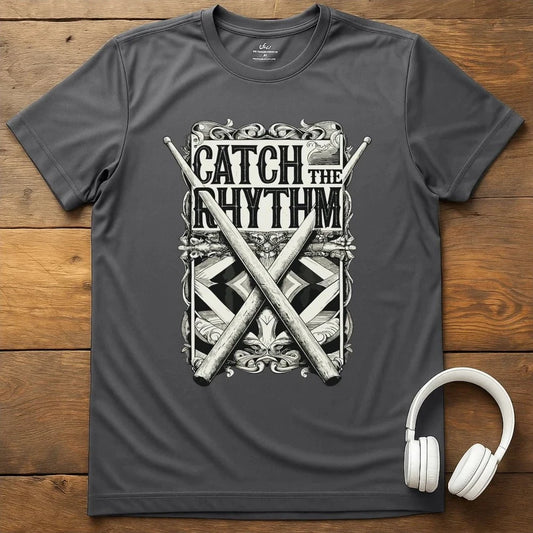 Catch The Rhythm T-Shirt - Charcoal