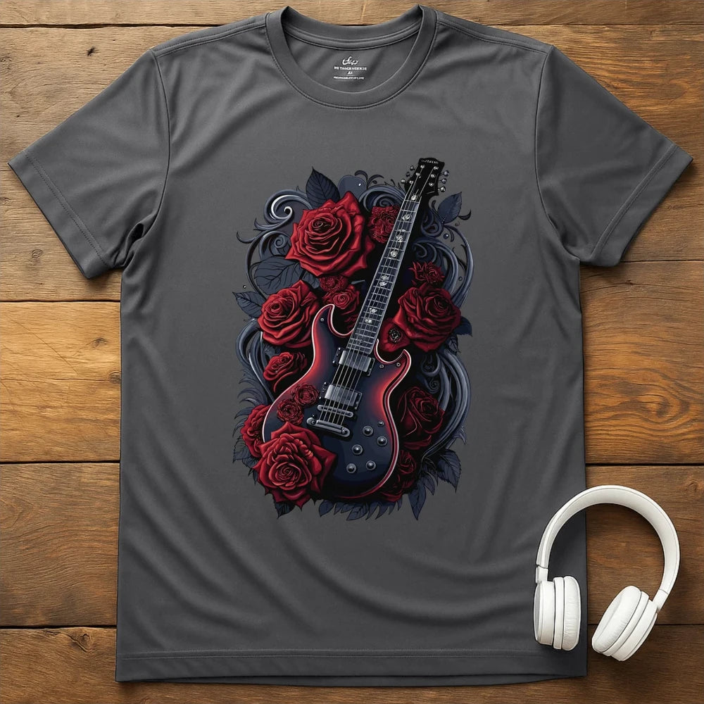 Dark Rose Gutar T-Shirt - Charcoal