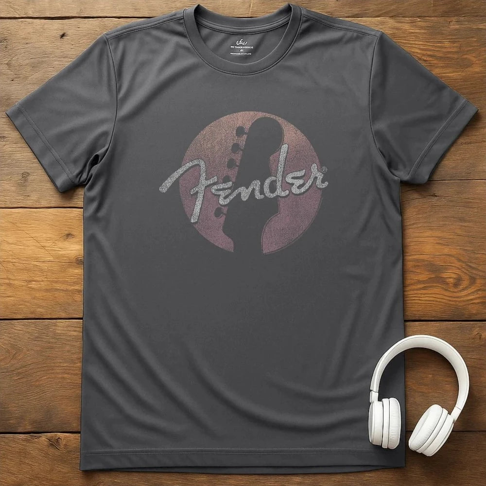Fender Headstock T-Shirt - Charcoal
