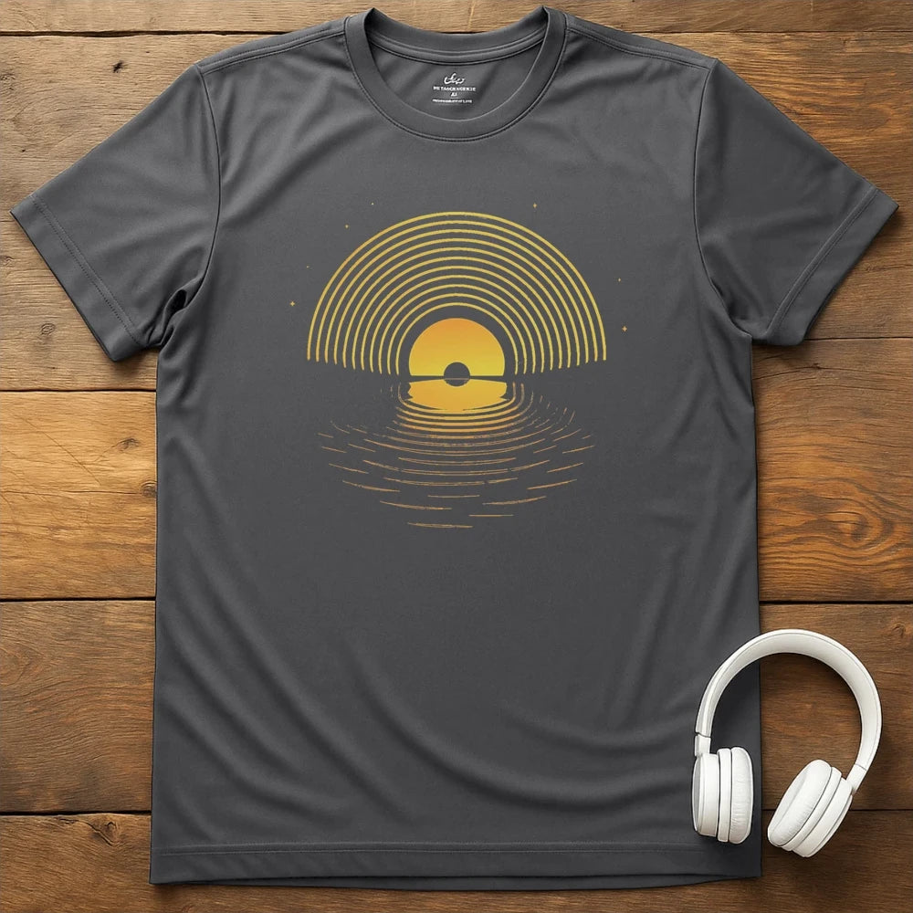 Record Reflection T-Shirt - Charcoal