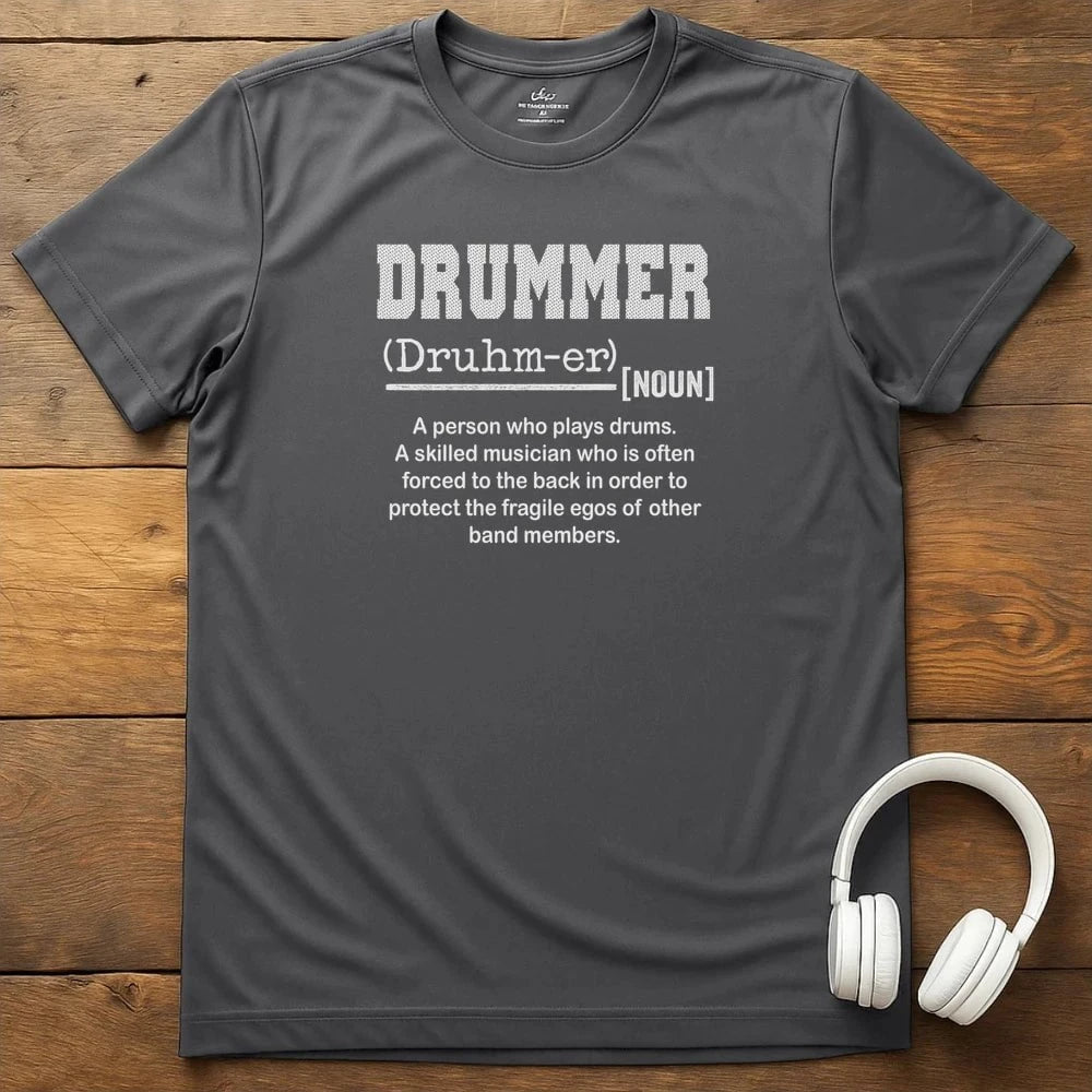 Drummer T-Shirt - Charcoal