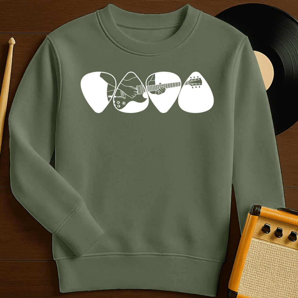Four Picks Crewneck - Military Green