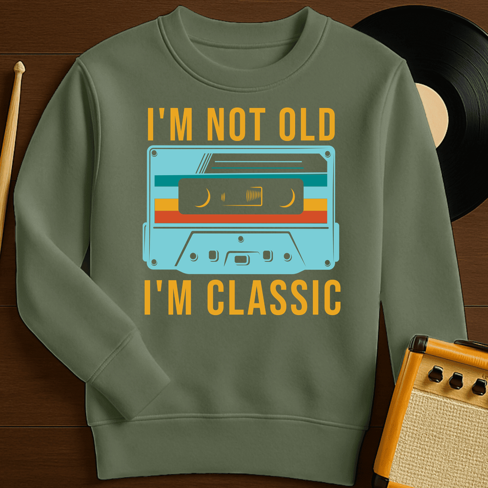 Not Old Crewneck - Military Green