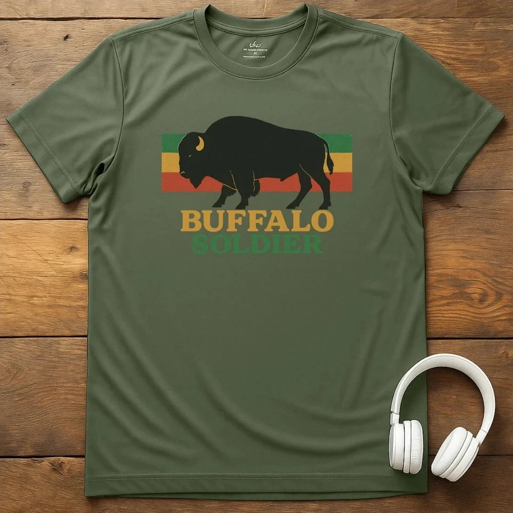 Buffalo Soldier T-Shirt - Military Green