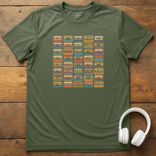 My Cassettes T-Shirt - Military Green