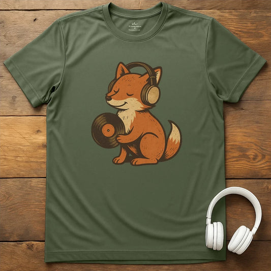Foxy Sounds T-Shirt - Military Green