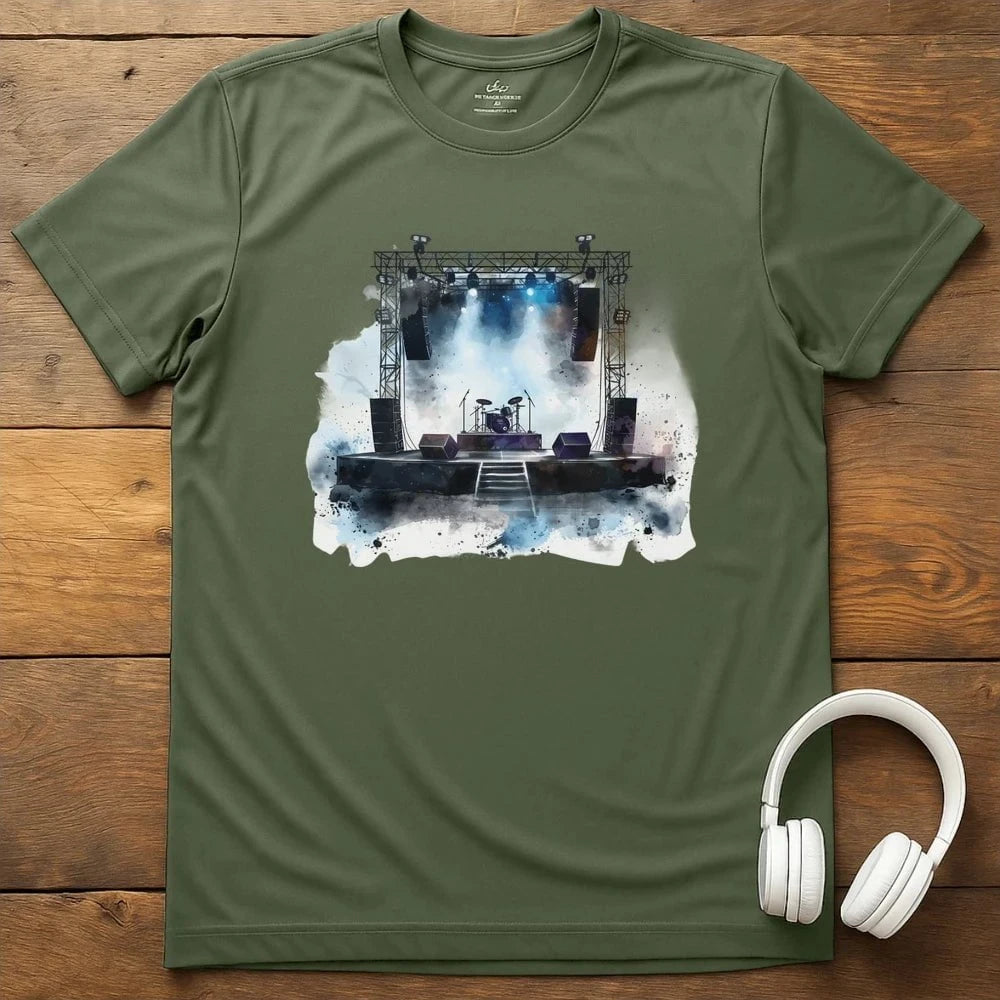 Sound Stage T-Shirt - Military Green