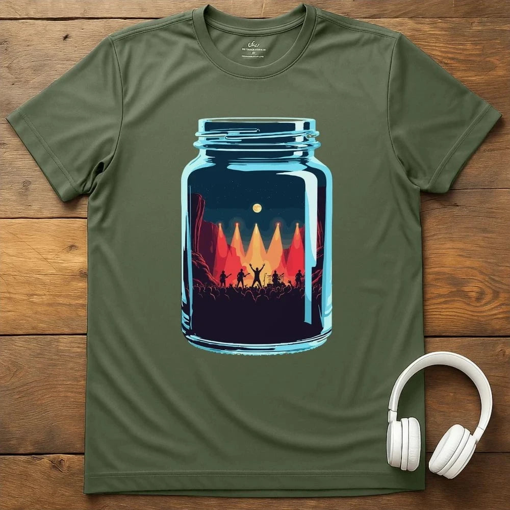 Rock Jar T-Shirt - Military Green