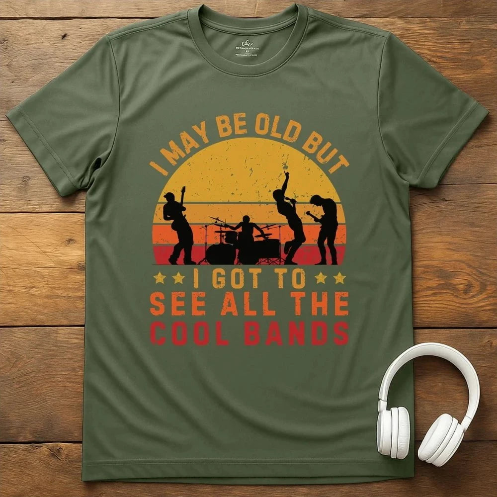 Cool Bands T-Shirt - Military Green