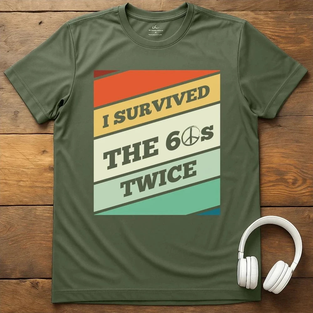 I Survived T-Shirt - Military Green