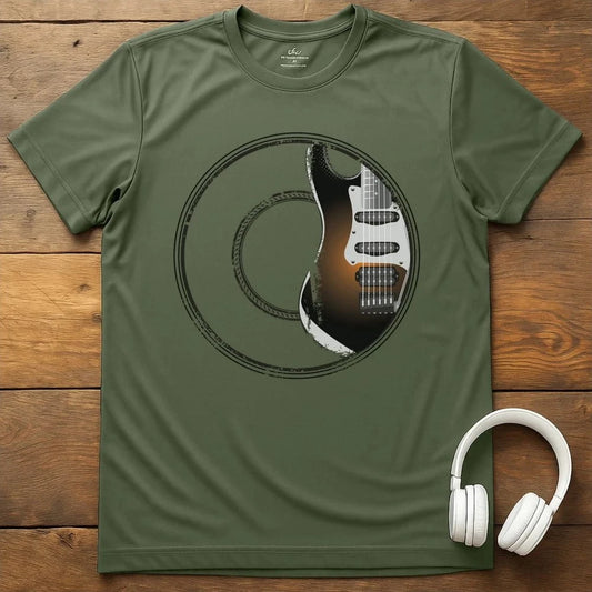Sound Hole T-Shirt - Military Green