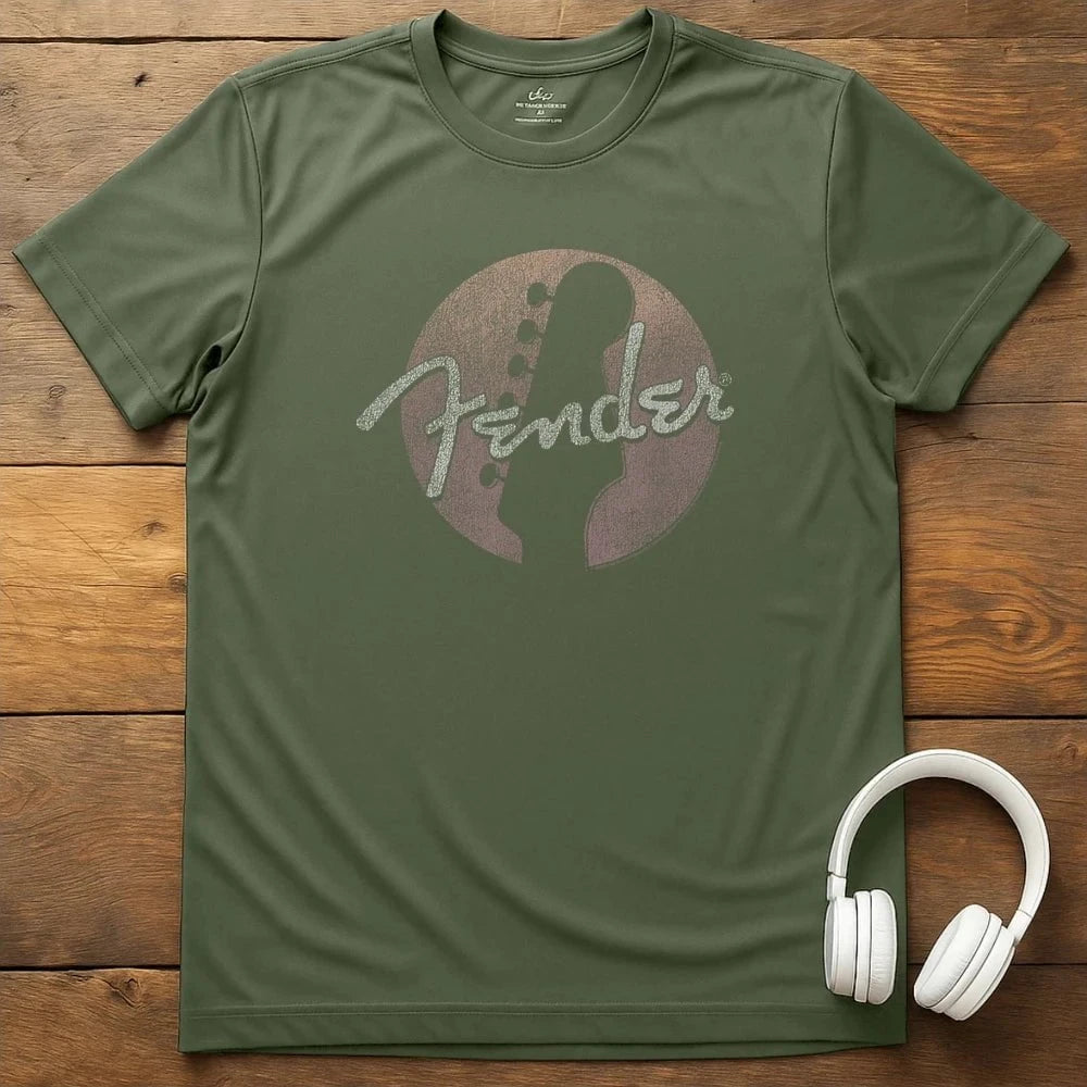 Fender Headstock T-Shirt - Military Green