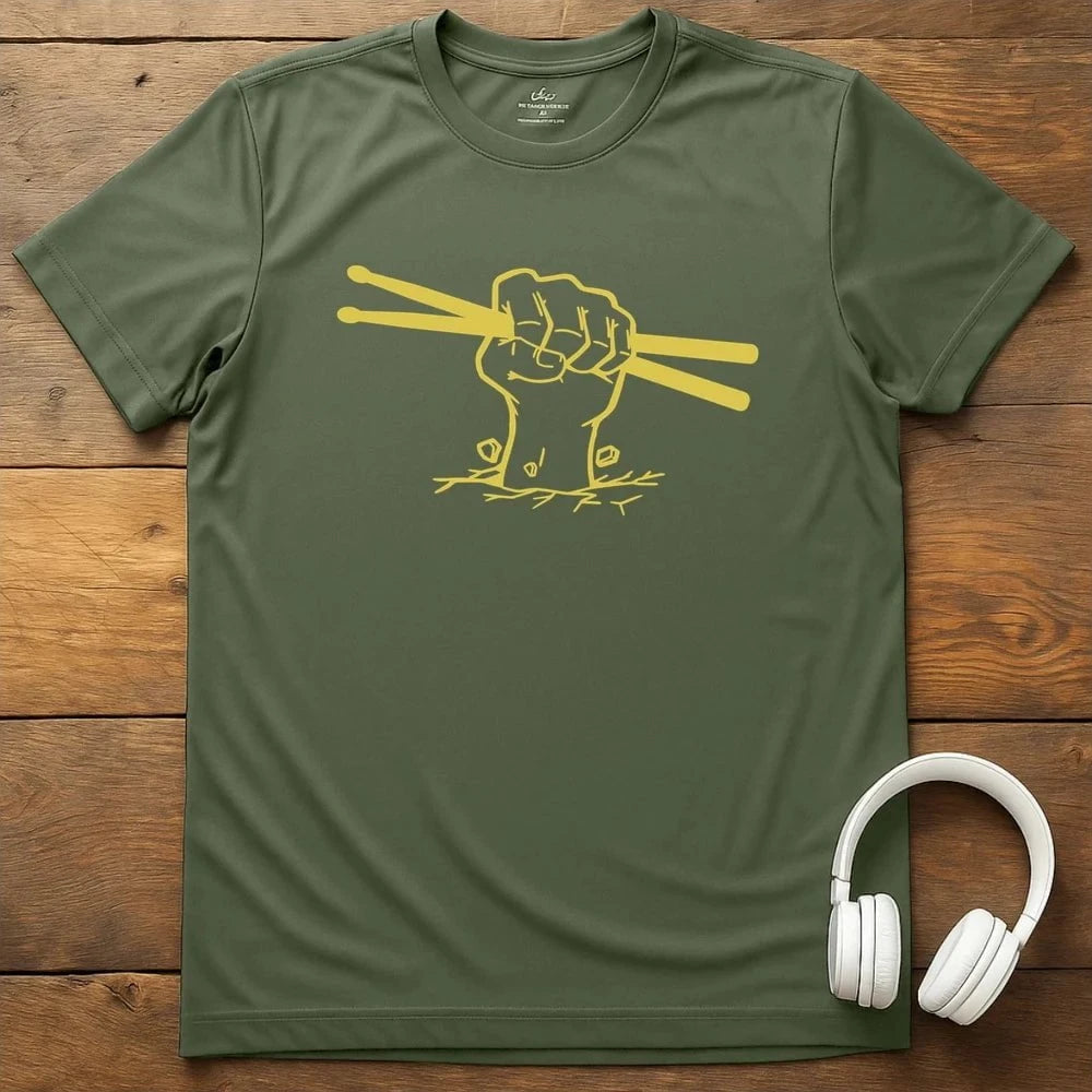 Must Drum T-Shirt - Military Green
