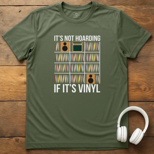 Hoarding Vinyl T-Shirt - Military Green