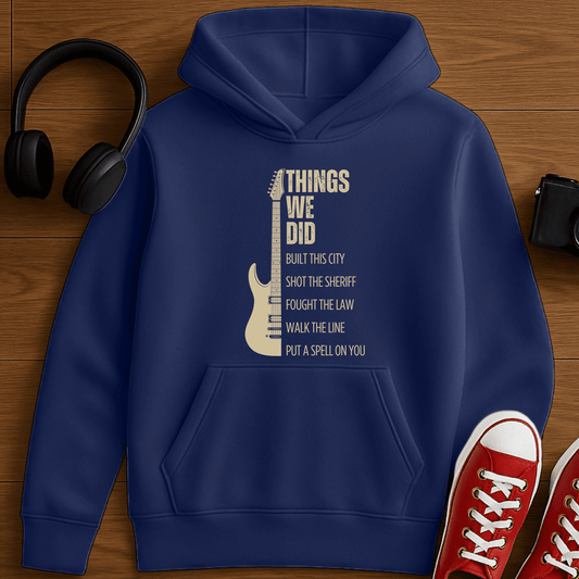 Things We Did Hoodie - Navy