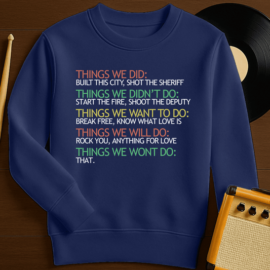 Things Crewneck - Navy