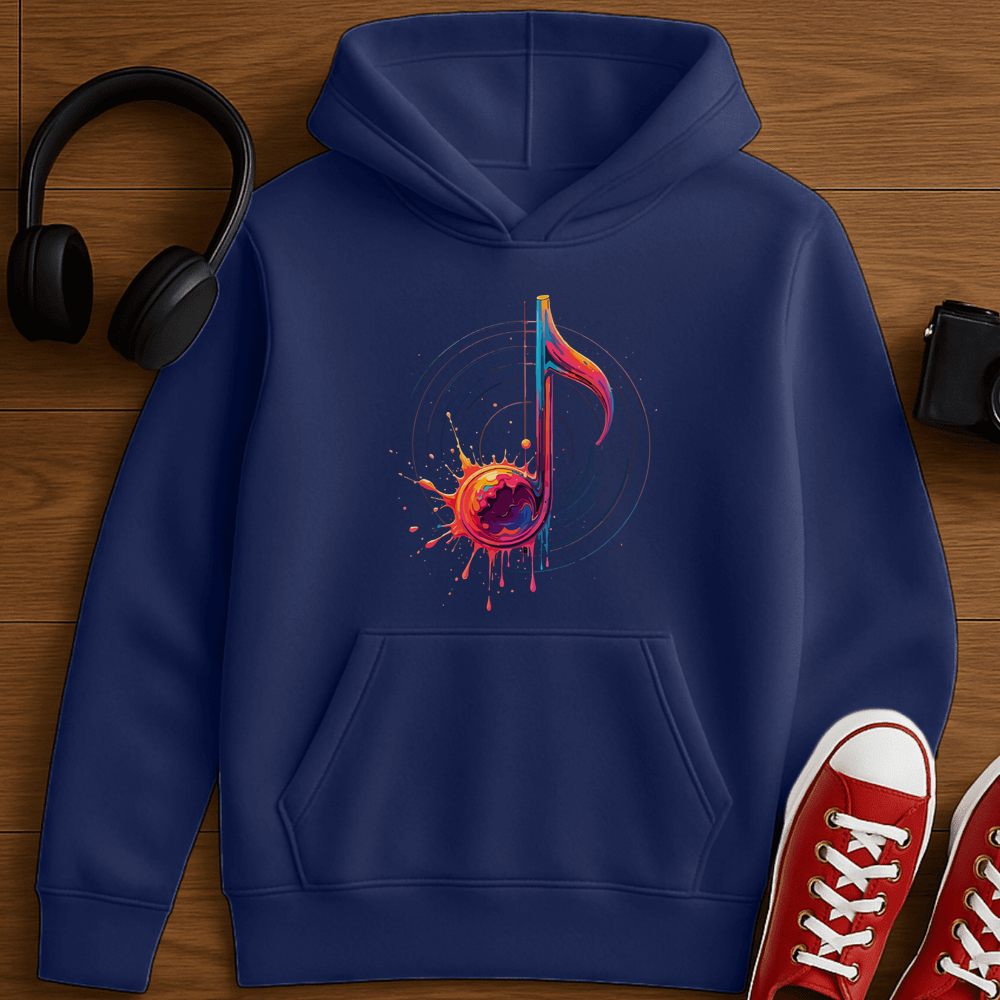 Color Me Music Hoodie - Navy