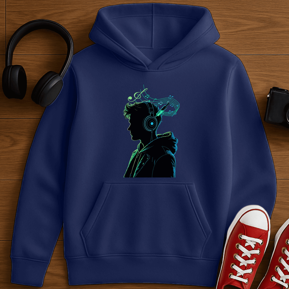 Music Is My Drug Hoodie - Navy